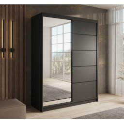 Dulap cu usi glisante, 150x58x200 cm, Cardi 150, ADRK Furniture