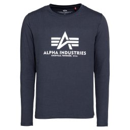 ALPHA INDUSTRIES Tricou bleumarin / alb