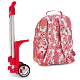 Safta Troler scoala Lama Glowlab 42 cm