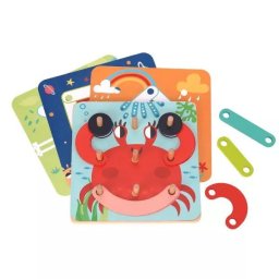 Tooky Toy: Puzzle din lemn