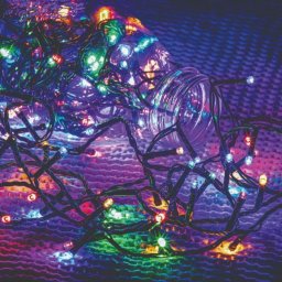 Dekortrend Basic: Ghirlandă luminoasă de exterior cu funcție de temporizare, 80 LED-uri, colorată