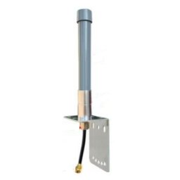 Antenă 4G omnidirecțională din fibră de sticlă AC-Q800F04W, 5 dBi, cablu 2m, conector SMA