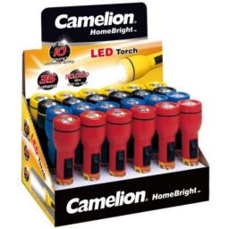 Lanterna cu LED, 4 culori, utilizeaza 2 x AA R6