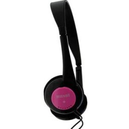 Casti casca stereo 4 Kids cu potentiometru Ear Clips Pink 303498