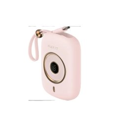 Baterie externa HVPWB-PB5214-PK, 35 W, 10.000 mAH, Roz