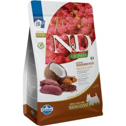 N&D Dog Grain Free Quinoa Skin & Coat Venison All Breeds - probleme de piele și blană - 800 g
