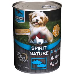 Conserva Spirit of Nature Dog cu ton şi somon (24 x 415 g) 9.96 kg