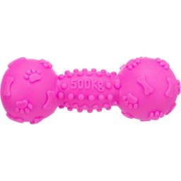 Trixie jucarie haltera cu sunet pentru caini (15 cm)