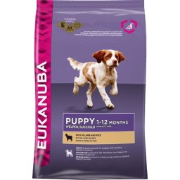 Eukanuba Puppy Small & Medium Lamb & Rice (2 x 12 kg) 24 kg