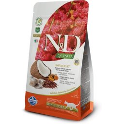 N&D Cat Grain Free Quinoa Skin & Coat Hering 1.5 kg