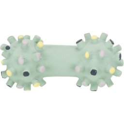 Trixie jucarie mini haltera cu arici din latex pentru caini de talie mica (10 cm)