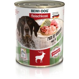 Bewi-Dog conservă bogată în carne pură de vânat (24 x 800 g) 18.2 kg