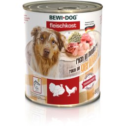 Bewi-Dog conservă bogată în carne pură de pasăre (24 x 800 g) 19.2 kg