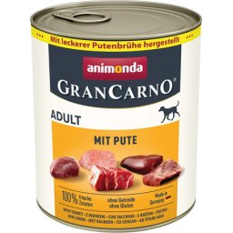 Animonda GranCarno Adult conservă cu vită și curcan (6 x 800 g) 4.8 kg