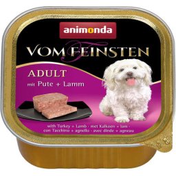 Animonda Vom Feinsten Adult tăviță cu curcan și miel (44 x 150 g) 6.6 kg