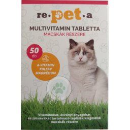 Re-pet-a multivitamine tablete pentru pisici 50 buc