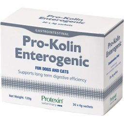 Protexin Pro-Kolin Enterogenic supliment alimentar cu probiotice și prebiotice pentru câini (30 x 4 g)