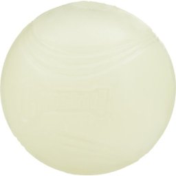 Chuckit! Max Glow - Strălucește în întuneric - Minge de cauciuc pentru câini (XL; 9 cm)