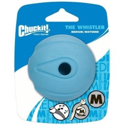 Chuckit! Whistler Ball - Bilă cu fluier pentru câini (M; 6 cm)