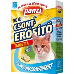 Panzi tablete de întărire a oaselor pentru pisici pentru oase sănătoase (100 buc)