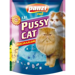 Panzi Pussy Cat litieră silicat pentru pisici (1.6 kg) 3.8 l