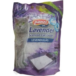 Panzi nisip silicat pentru pisici cu aromă de lavandă (1.6 kg) 3.8 liter