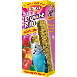 Panzi batoane delicatese din fructe pentru papagali ondulați (Dublu, 2 batoane)