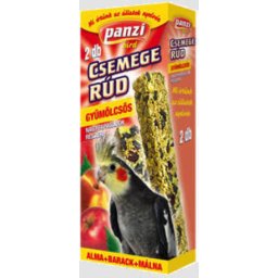 Panzi batoane de fructe pentru papagali nimfă (Dublu, 2 batoane)