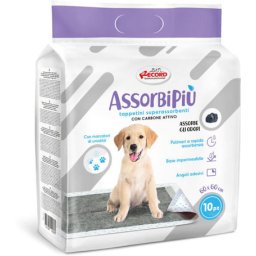 AssorbiPiu covorașe absorbante pentru câini cu cărbune activ – 60x60 (10 buc)