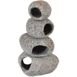 Decorațiuni pentru acvariu aspect de rocă (120 x 110 x 240 | Gri închis)