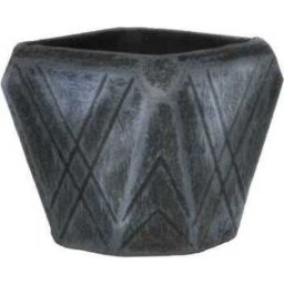 Ghiveci de plante din ceramică pentru acvariu (6,5 x 6,5 x 6 cm)