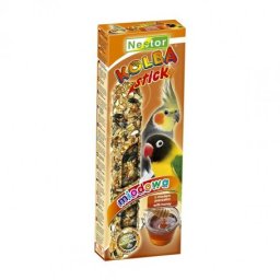 Nestor baton dublu cu miere pentru papagali de talie medie 115 g