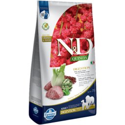 N&D Dog Grain Free Quinoa Digestion Lamb Medium & Maxi - Pentru probleme digestive - 7 kg