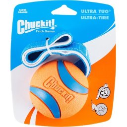 Chuckit! Ultra Tug bilă rezistentă de cauciuc cu chingă (L; 7 cm)