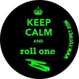 Yutipet - Etichete grafice pentru hamurile Yutipet RnD, mărimea XXS-S2 (Keep Calm and Roll One)