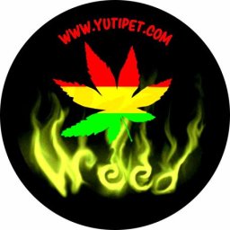 Yutipet - Etichete grafice pentru hamurile Yutipet, mărimea M-XXL (Weed)