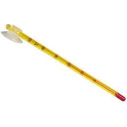 Happet / Aqua Nova termometru de sticlă pentru acvariu (Galben)