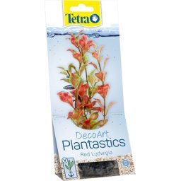 Tetra Red Ludwigia plantă artificială pentru acvariu (M | 22 x 7 cm)