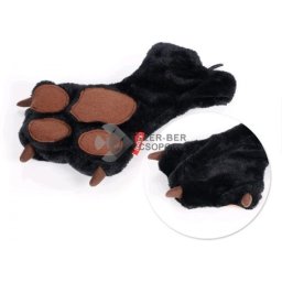 Tommi lăbuță de pluș, jucărie pentru câini, cu model de leopard sau panteră (Lungime - 30 cm)