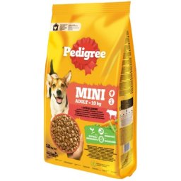 Pedigree Adult Mini - Hrană uscată pentru câini de talie mică, cu vită și legume 12 kg