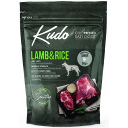 Kudo Junior Medium & Maxi Lamb & Rice Low Grain | Hrană cu carne de miel pentru cățeluși de talie medie și mare 3 kg