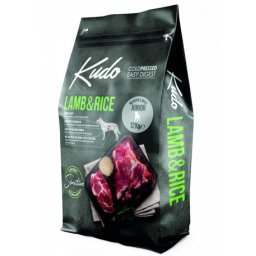 Kudo Junior Medium & Maxi Lamb & Rice Low Grain | Hrană cu carne de miel pentru cățeluși de talie medie și mare 12 kg