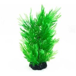 Plantă artificială de acvariu alge marine cu ace verzi 20 cm