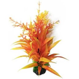 Plantă artificială de acvariu, alge marine alături de alte plante portocalii 20 cm