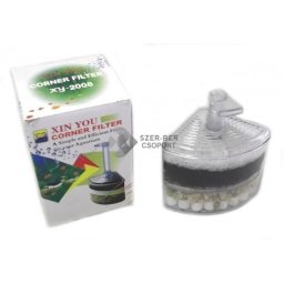 Xin You XY filtru bio de colț pentru acvariu (XY-2010 | 10 x 8 x 16 cm | Biofiltru, pentru colț)