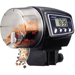 Resun AF-2005D - Hrănitoare automată pentru acvariu (Max. 4 x 2 hrăniri / zi | Aprox. 100 ml)