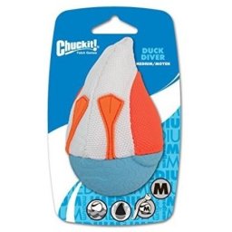 Chuckit! Duck Diver joc apă pentru câini, rață scufundată (Lățime: 8 cm; Înălțime: 12 cm)