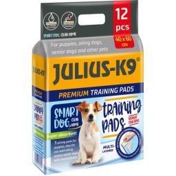 Julius-K9 scutece pentru câini, cu colțuri autoadezive (40 x 60 cm | 12 buc)