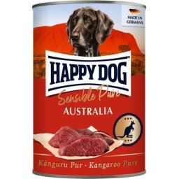 Happy Dog Pur Australia - Conservă de carne macră de cangur (6 x 400 g) 2.4 kg