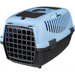 Trixie Capri 2 - Cutie de transport cu trapă și compartiment mic de depozitare (37 x 34 x 55 cm)